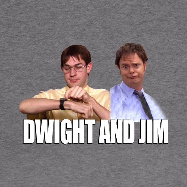 Dwight and jim by WooleOwl